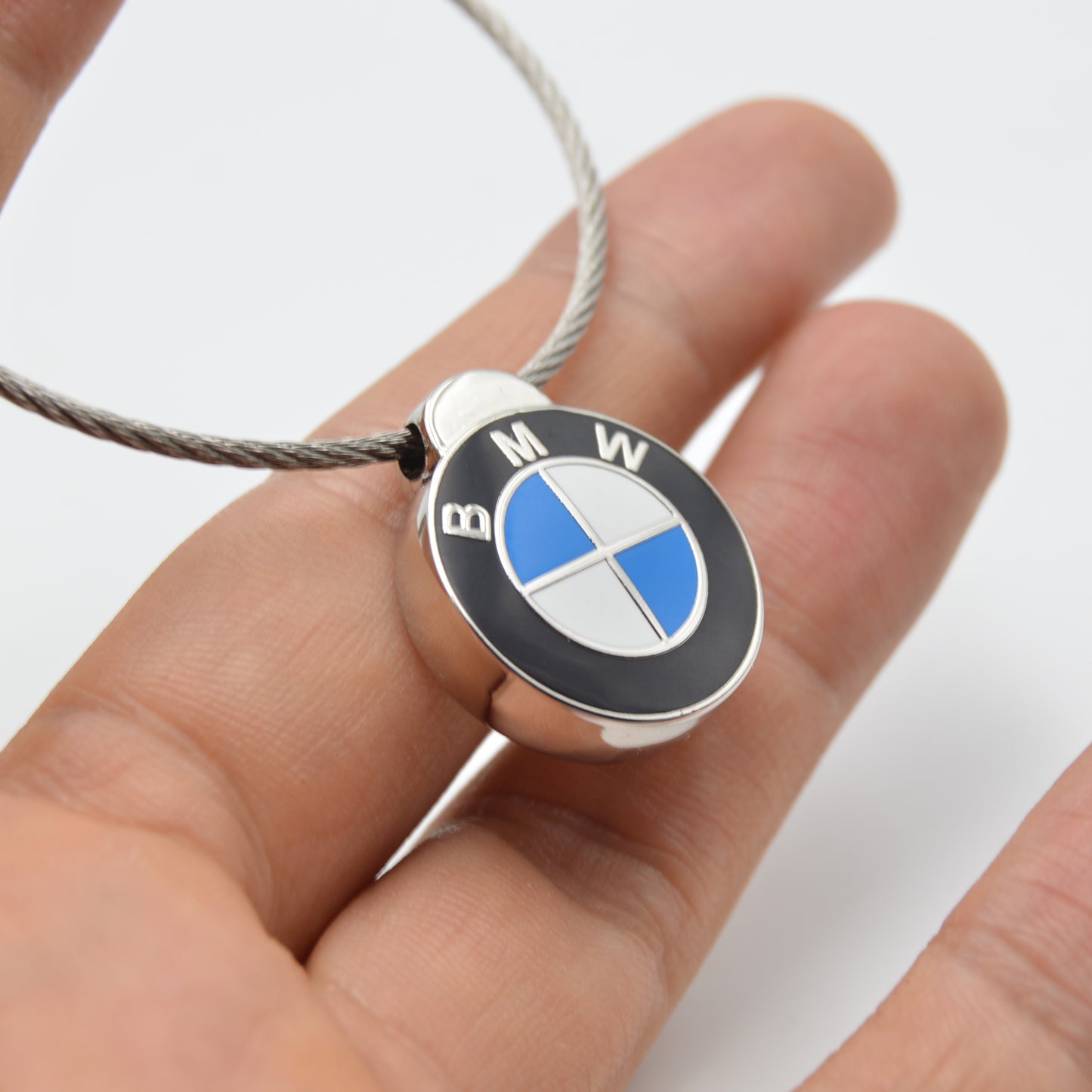 Custom Wire Keyring BMW Car Key Tag