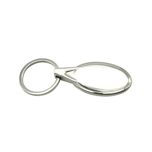 Custom Promotional Keychains Blank Oval Keyring