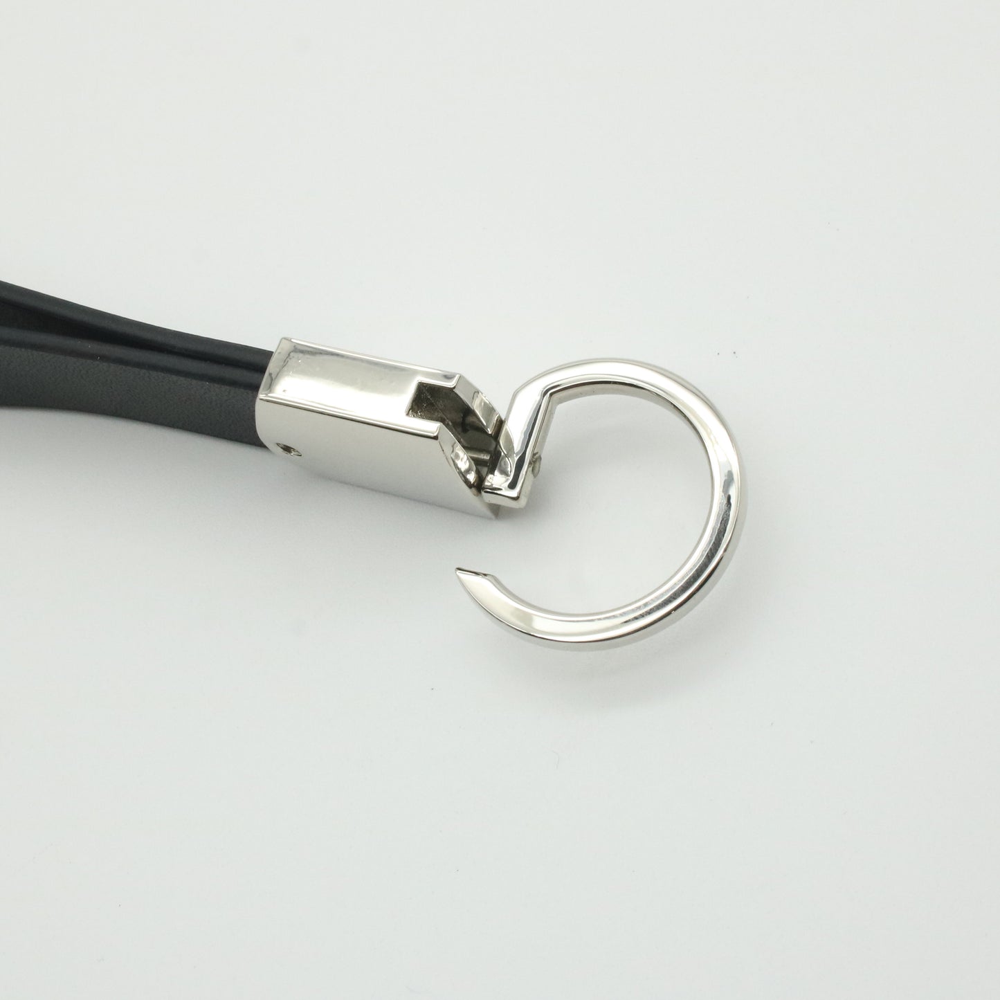Leather Keychain Custom Printing Logo Keyring