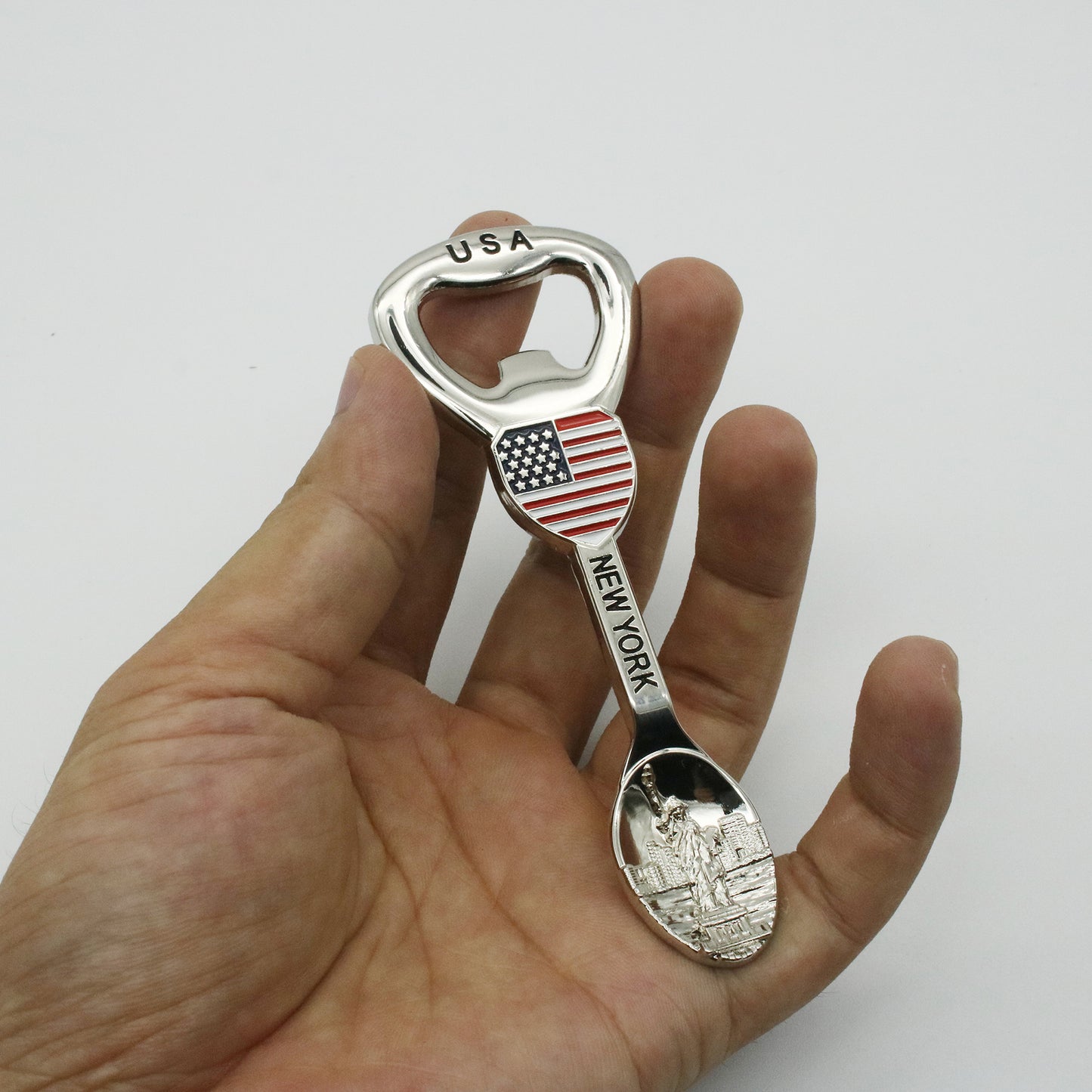American Souvenir Bottle Opener Refrigerator Magnet