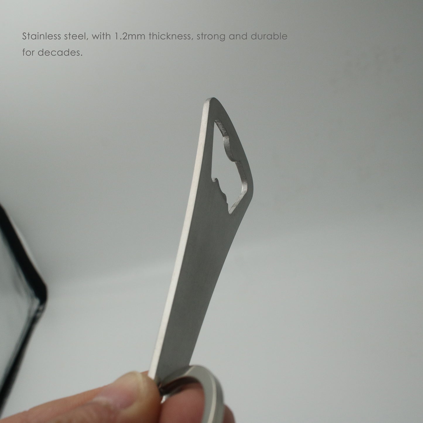 Stainless Steel Bottle Opener Keyring Custom Any Shape Bottle Opener