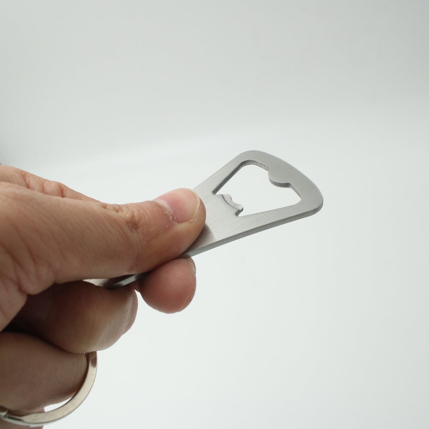 Stainless Steel Bottle Opener Keyring Custom Any Shape Bottle Opener