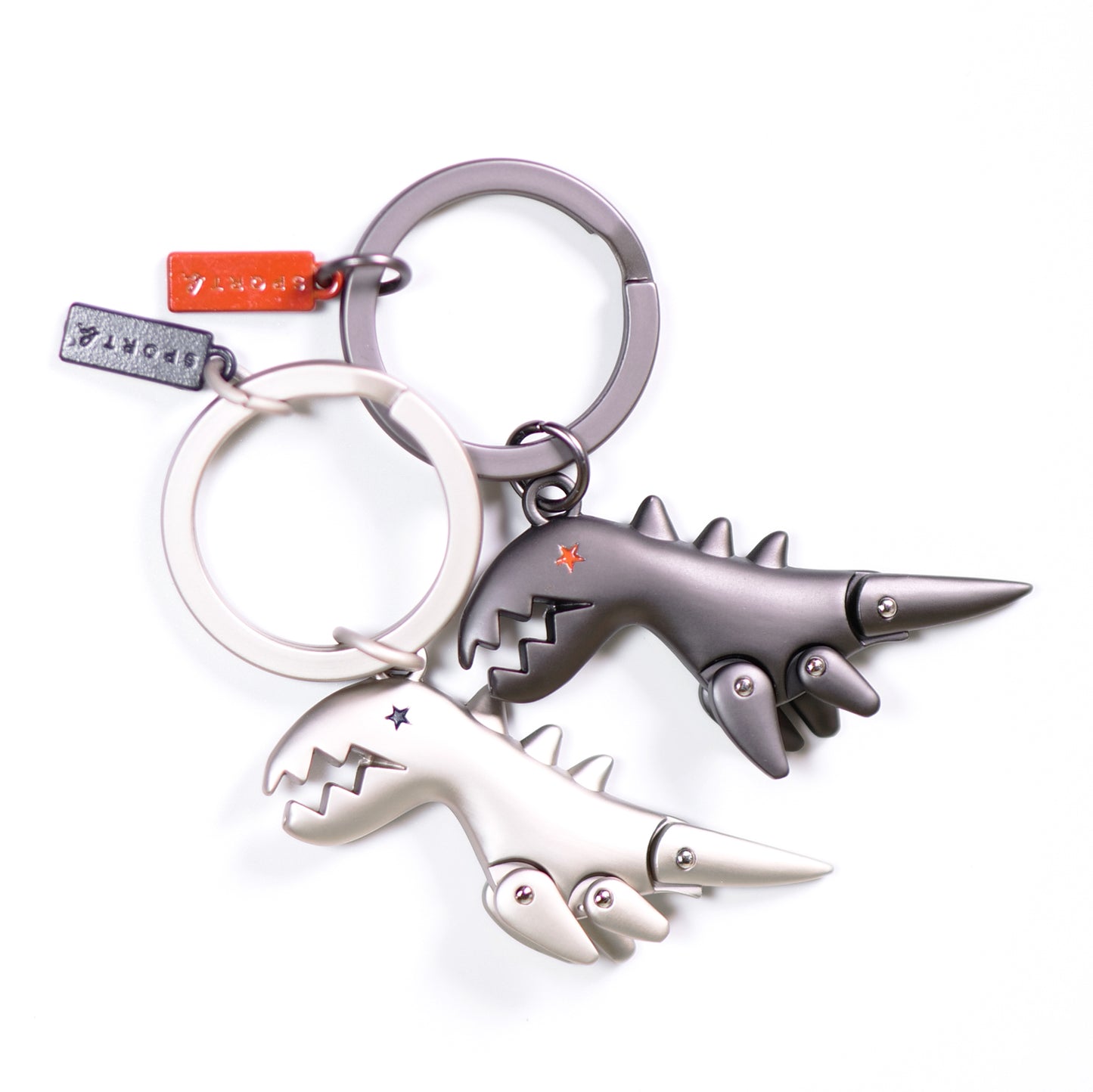 Metal Dinosaur Cute Keychain Custom Promotional Animal Shape Keyring