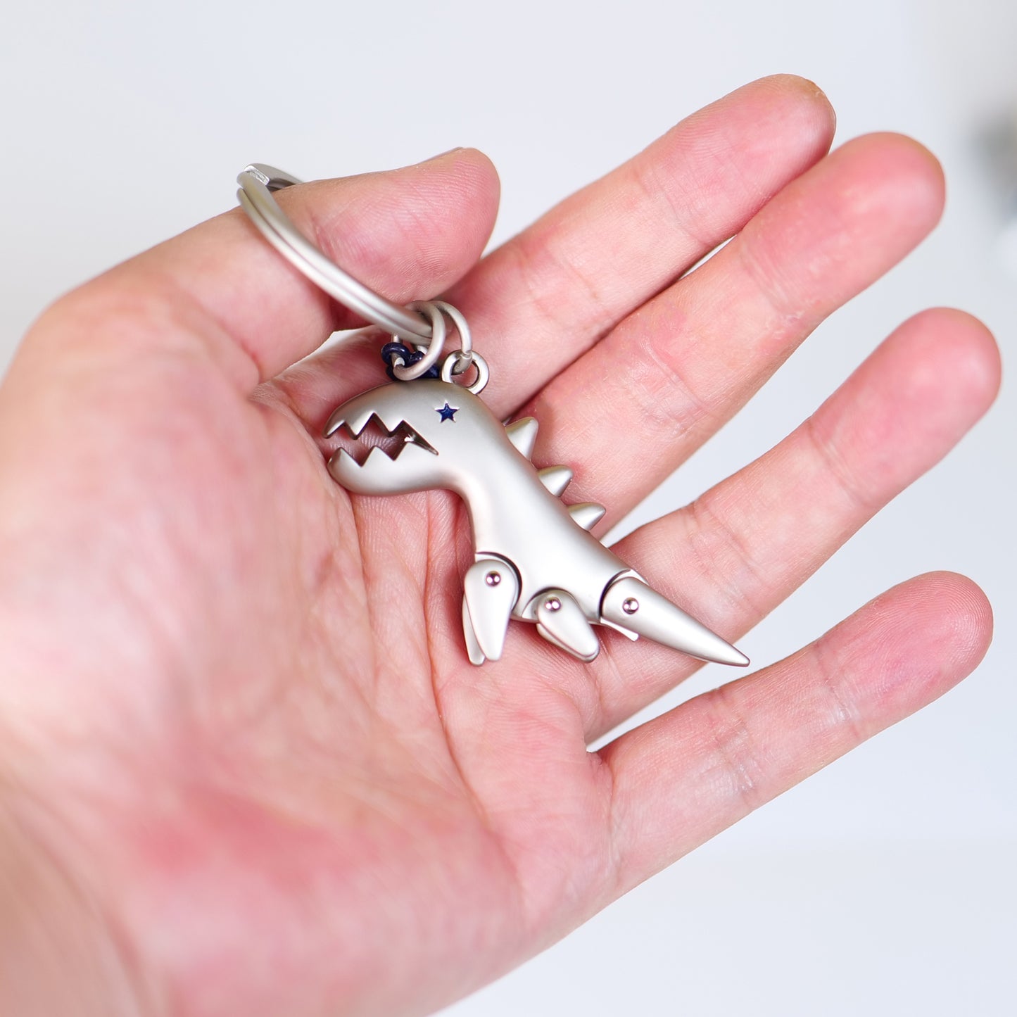 Metal Dinosaur Cute Keychain Custom Promotional Animal Shape Keyring