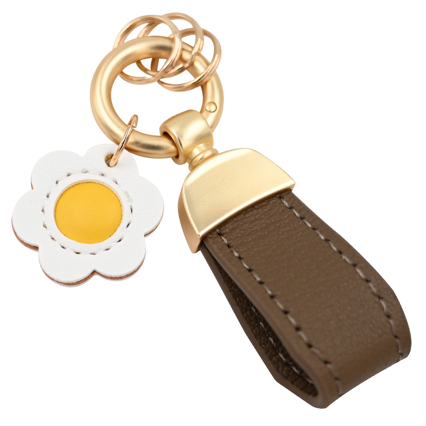 Custom Leather Keychains Bag Accessories Lovely Girls' Keyring
