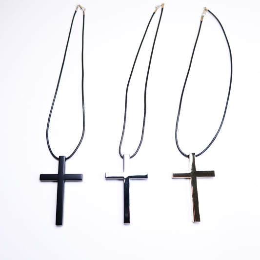 metal cross shape pendant