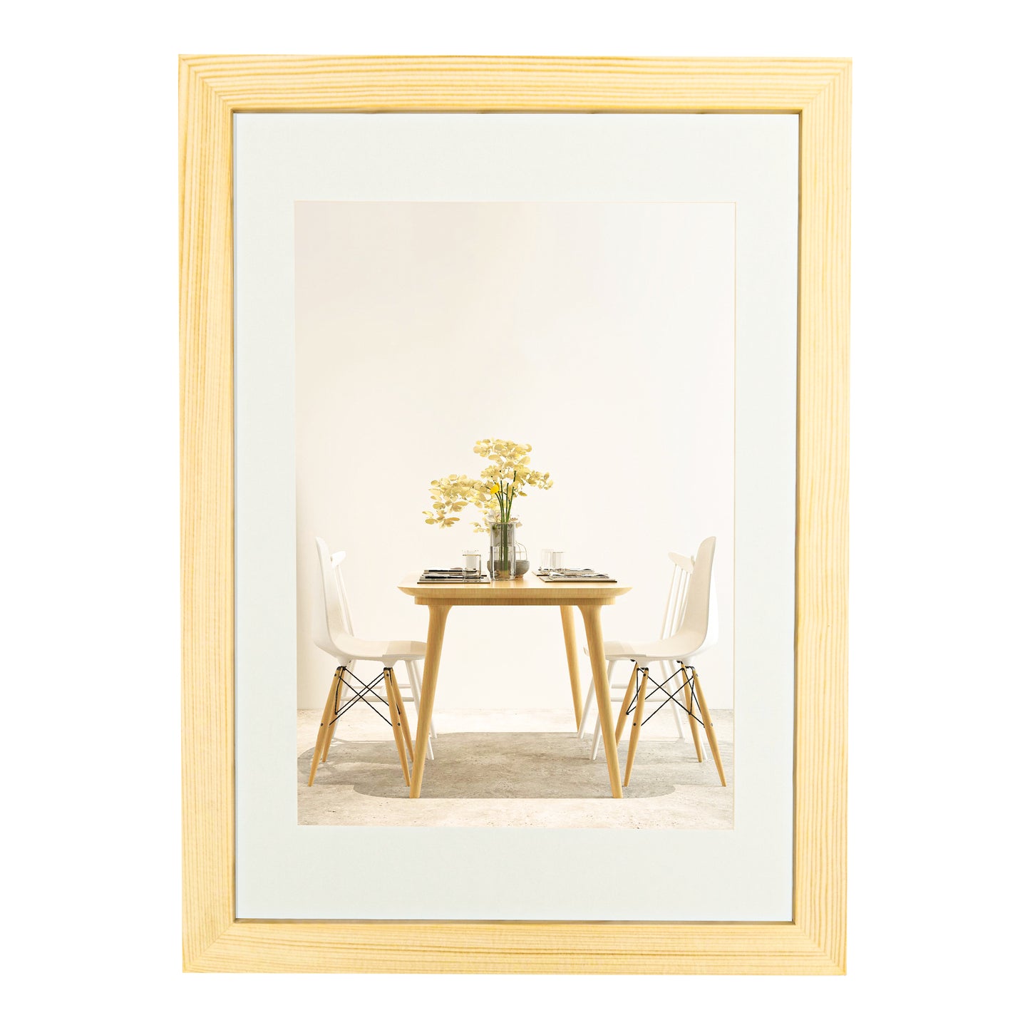 Personalized Solid Wood Picture Frame High End Seamless Wood Photo Display Frames