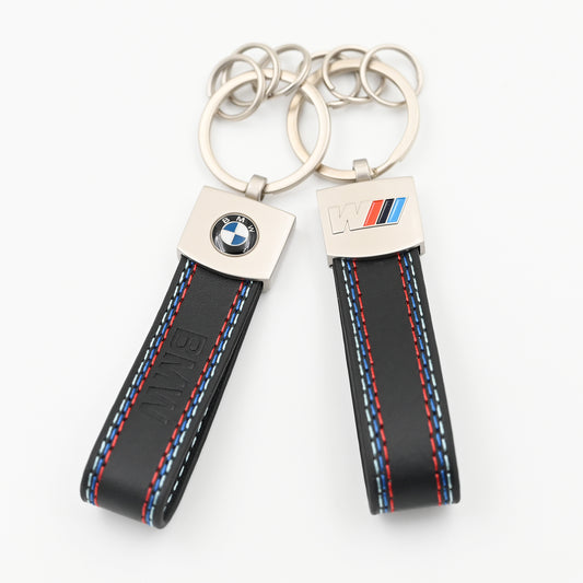 BMW Leather Keychain Custom Car Keyrings