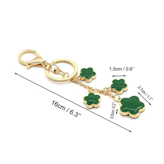 four-leaf keychain