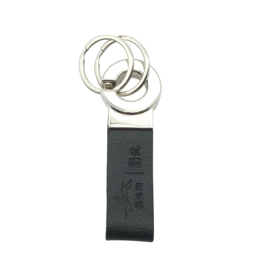 Custom Leather Keychain Carabiner Hook Keyrings