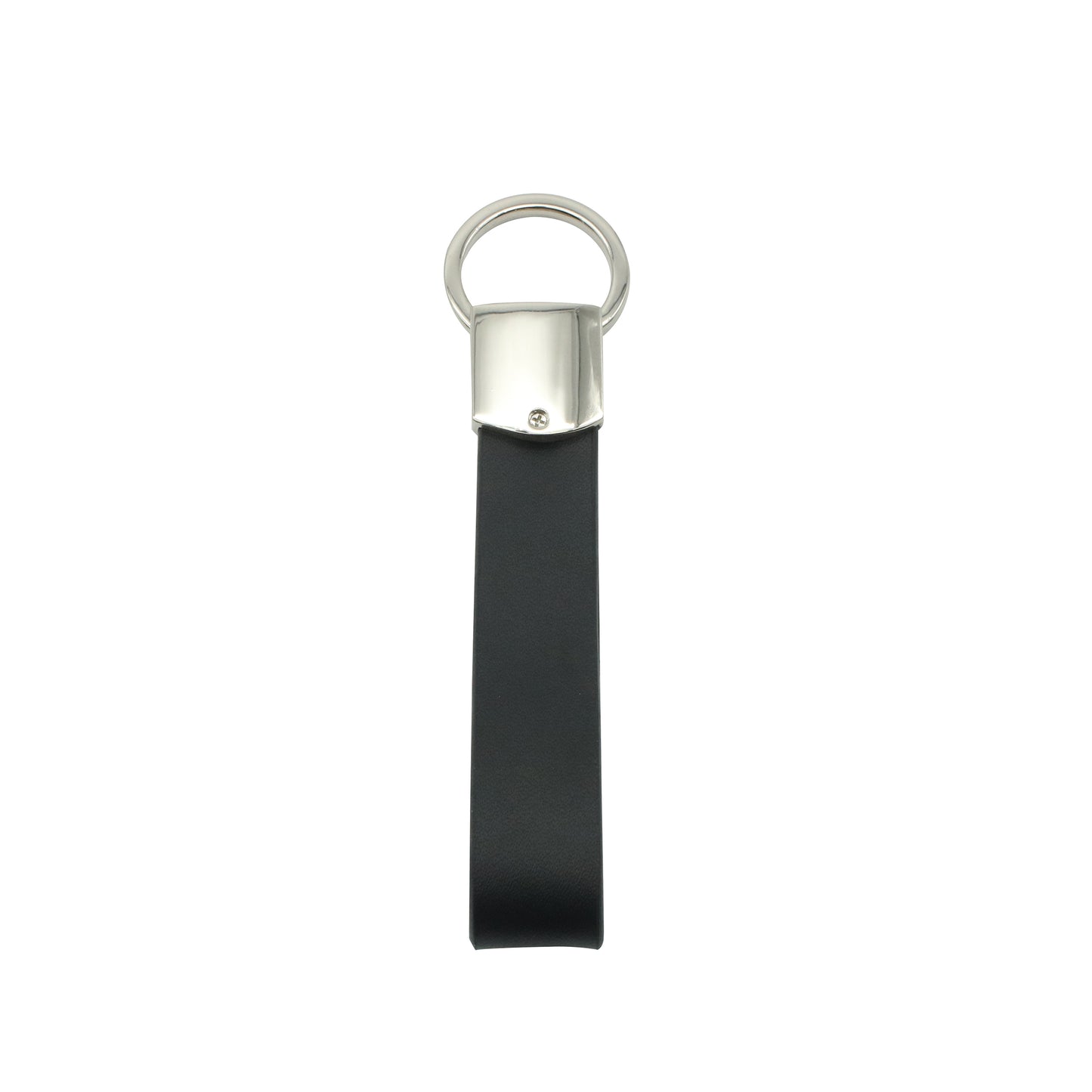 Leather Keychain Custom Printing Logo Keyring
