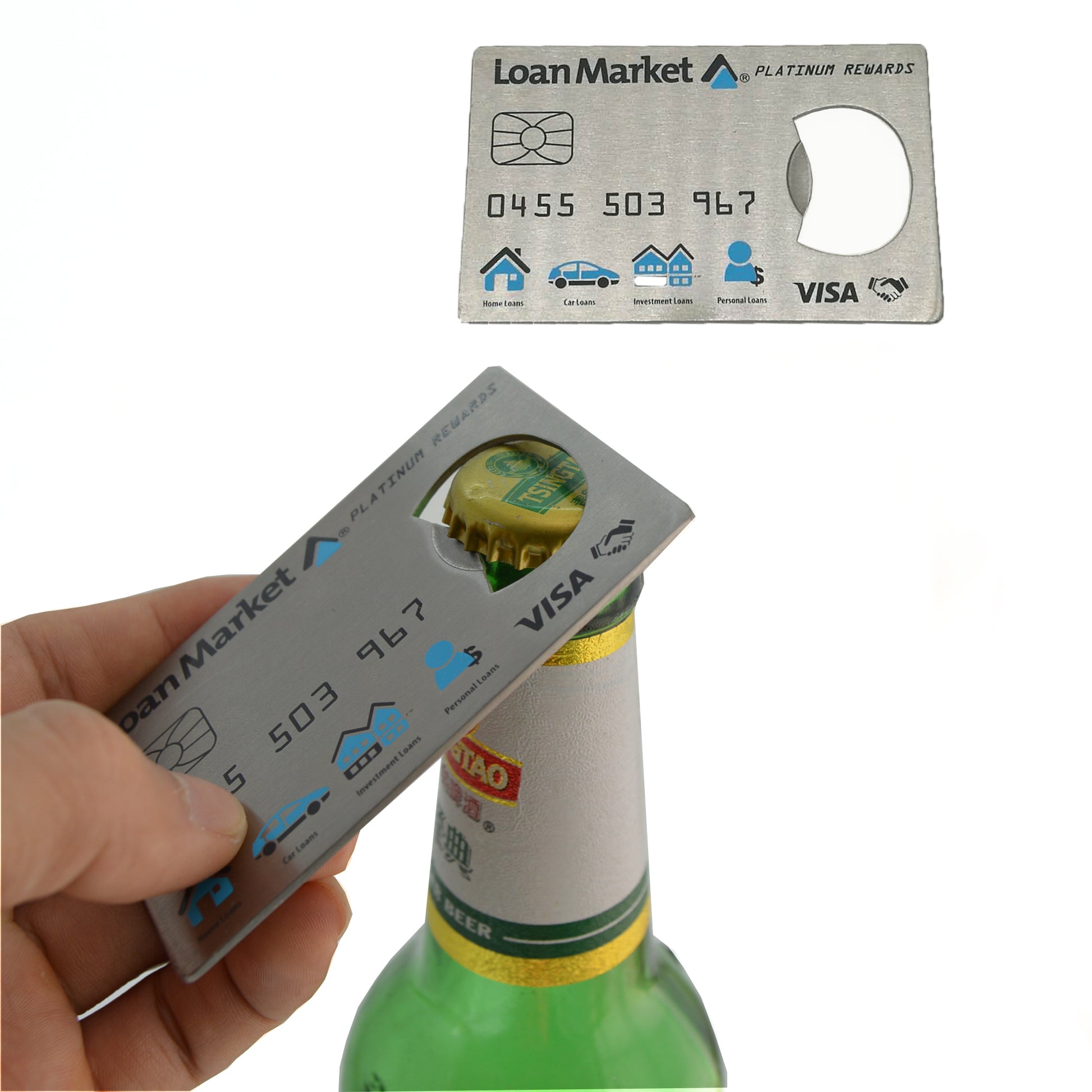 card bottle opener custom