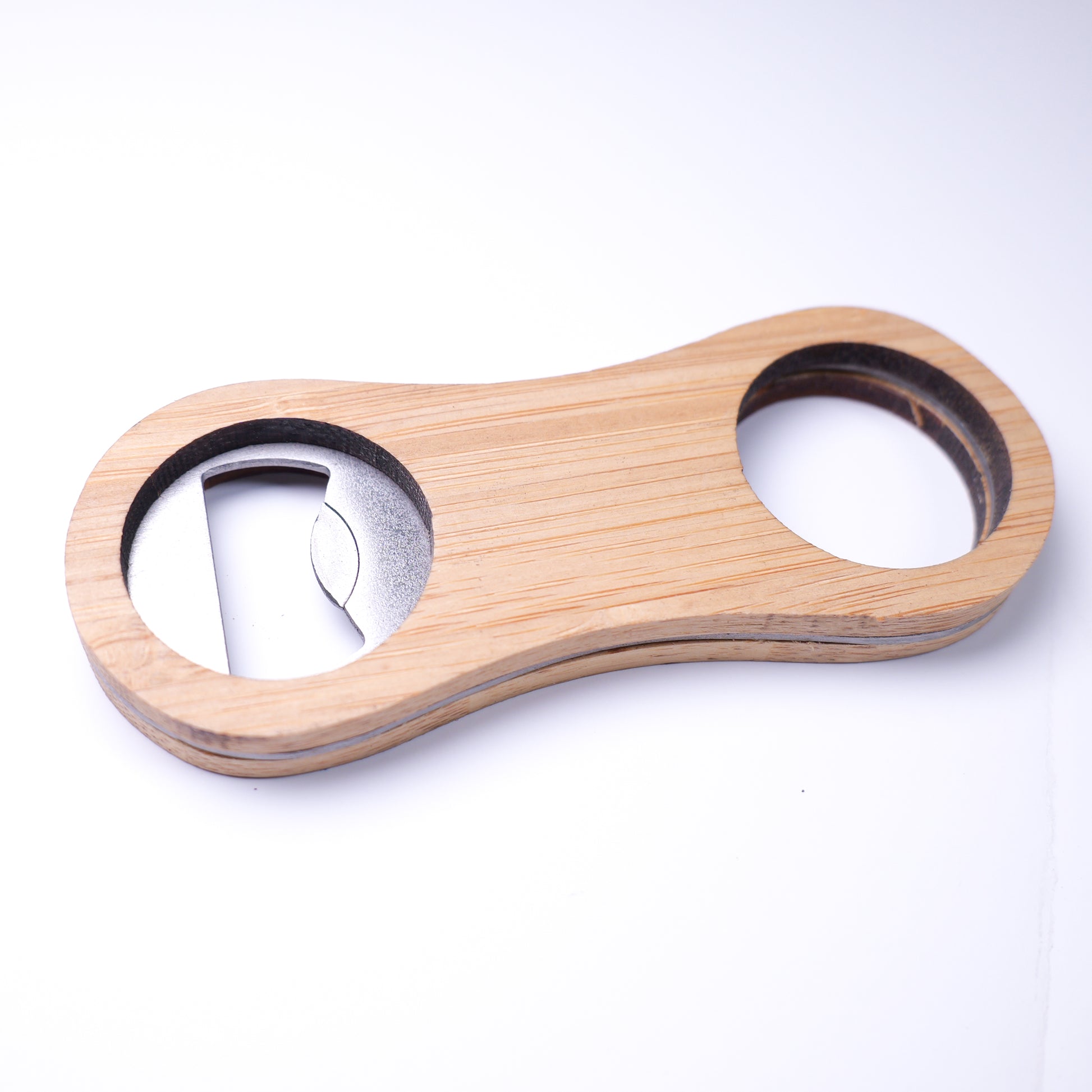 custom wood bottle opener
