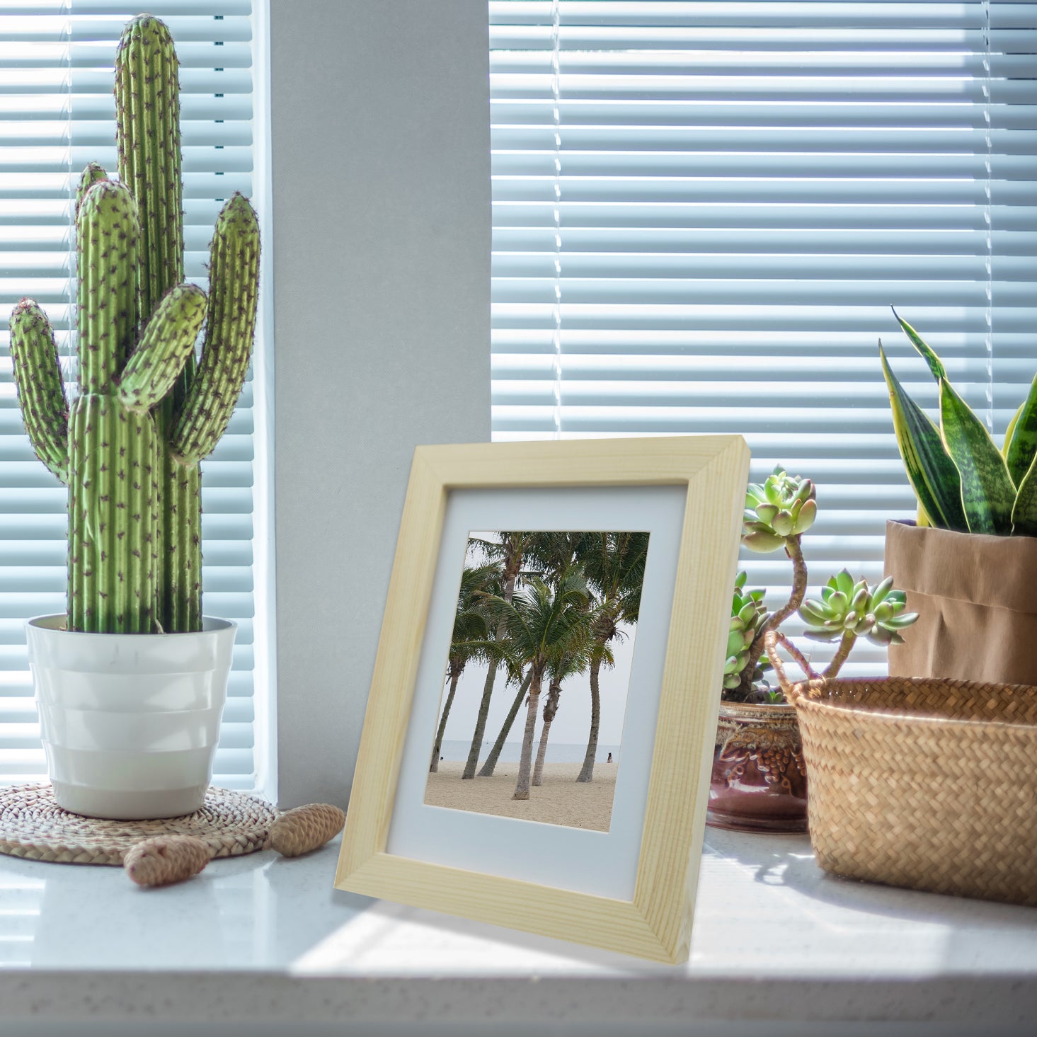 wooden picture display frame