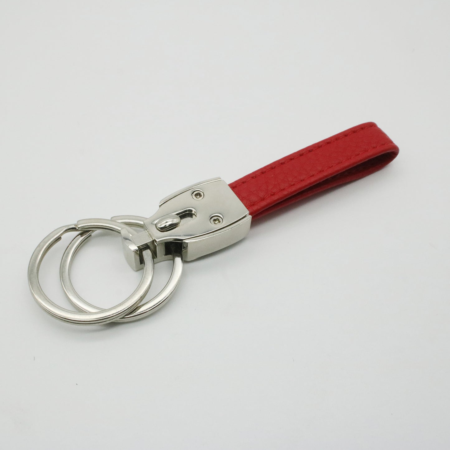 carabiner leather key rings