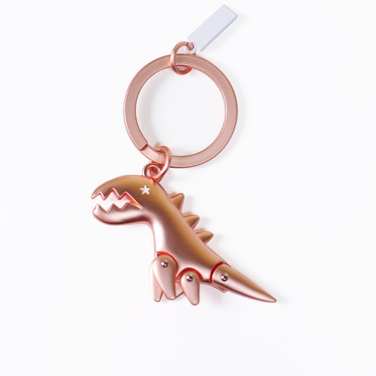 Metal Dinosaur Cute Keychain Custom Promotional Animal Shape Keyring