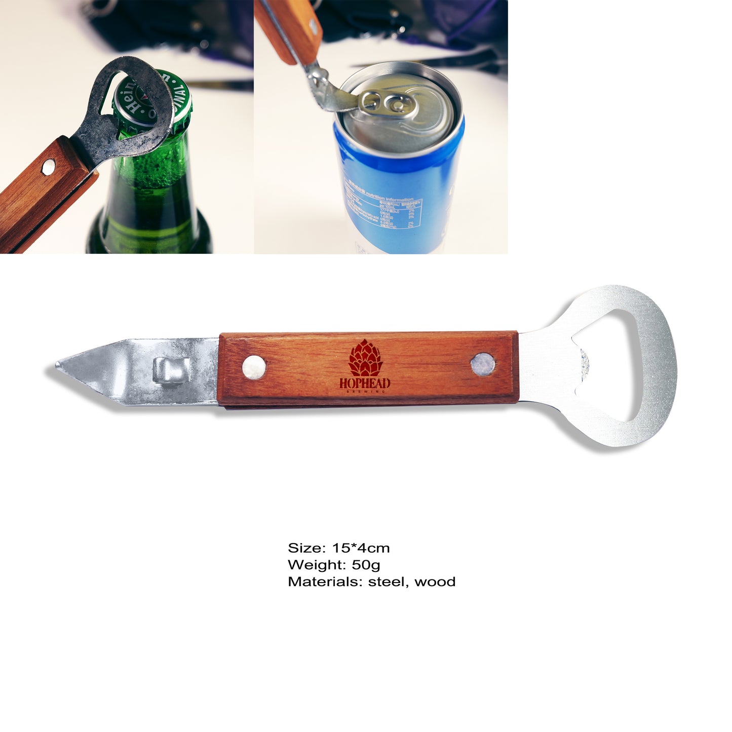 wood can bottle opener